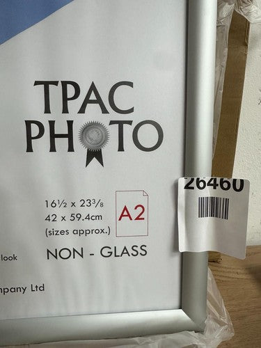 ThePhotoAlbumCo SNAP A2 (42*59.4cm) Silver Snap Frame — New (other) (photo 3)
