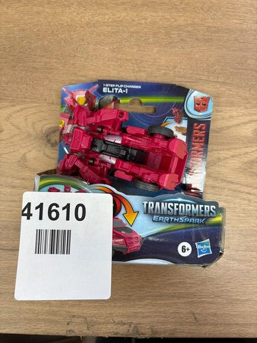 Transformers EarthSpark 1-Step Flip Changer Elita-1, 4-Inch Converting Robot Act — New (other) (photo 2)