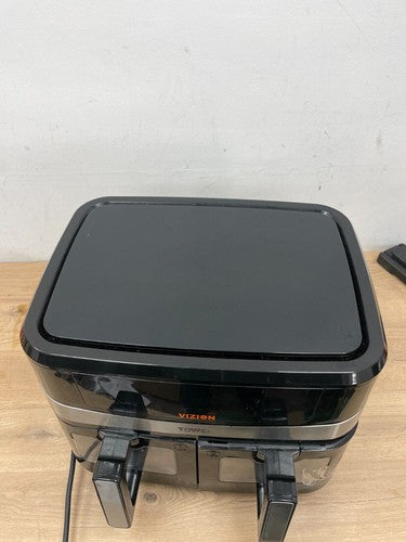 Tower T17100 Vortx Vizion 9L Dual Basket Air Fryer with Digital control panel — Used (photo 2)