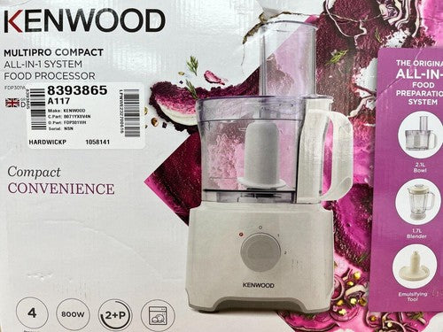 Kenwood MultiPro Compact FDP301WH Food Processor White — New (other) (photo 8)