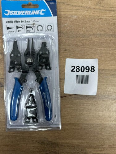 Silverline Circlip Pliers Set 5pce - 160mm — New (other) (photo 2)