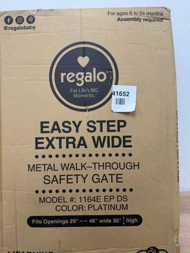 Regalo Metal Walk-Through Safety Gate 1164E EW DS — New (other) (photo 4)
