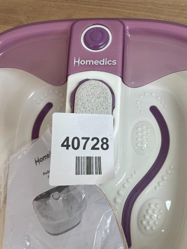 HoMedics Bubblemate Foot Spa and Massager with Heat/Keep Warm Bubbles, Soothing