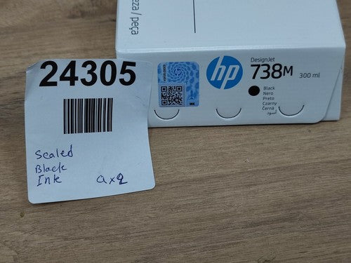 HP 738M Black DesignJet Ink Cartridge. - BLACK — New (other) (photo 3)
