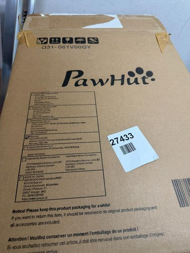 PawHut Cat Litter Tray with Hood Enclosed Cat Litter Box Pet Toilet — New (other) (photo 4)