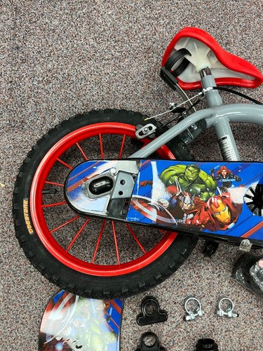 albri, 14 inch avengers unisex baby bike, blue — New (other) (photo 4)