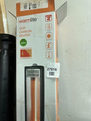 Warmlite Wl42013 Infrared Heater - Black