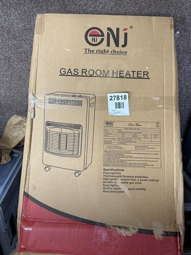 Portable Mobile Foldable Gas Heater Indoor Cabinet Piezo FFD Butane 4.2kW NJ-H2 — New (other) (photo 9)