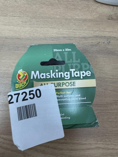 Duck Tape All Purpose Masking Tape 50mm x 50m for Indoor Painting and Decorating — New (other) (photo 2)