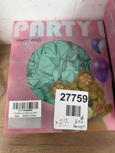 PartyWoo Teal Balloons - 50pcs 12" Turquoise Balloons for Birthday, Wedding & Ba — New (other) (photo 3)