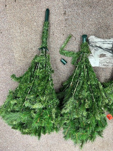 WeRChristmas Victorian Pine Christmas Tree Easy Build Hinged Branches — New (other) (photo 4)