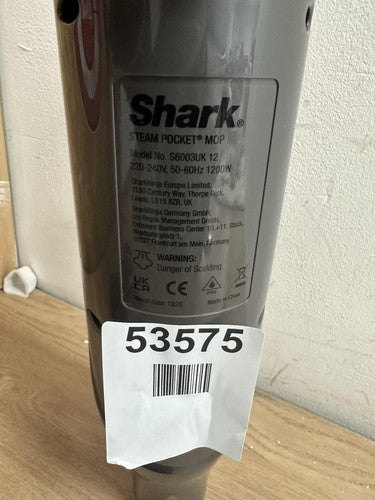 Shark S6003UK Klik n' Flip Smartronic Deluxe Steam Mop - Bordeaux/Steel Grey — Used (photo 3)