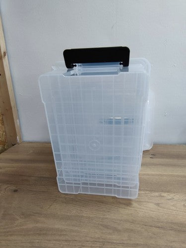 4-Pack Clear Latch Storage Box