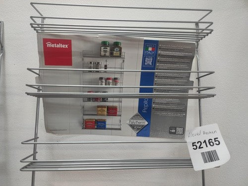 Metaltex Spice Rack ‎364636 ‎36 x 8 x 71 cm - 1 Level Broken — Used (photo 5)