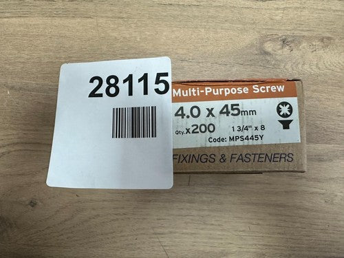 ForgeFix Multi-Purpose Single Thread Screws 4.0 x 45mm — New (other) (photo 3)