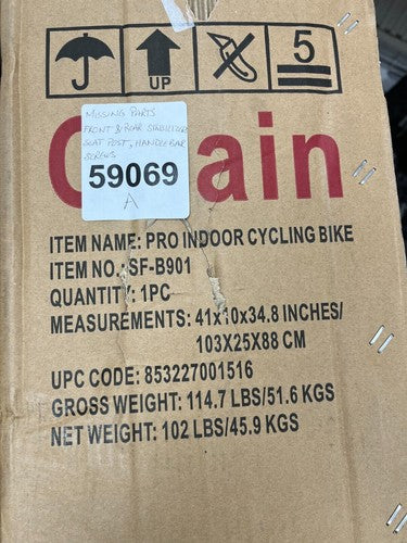 Sunny Pro Indoor Cycling Exercise Bike SF-B901 — Used (photo 5)