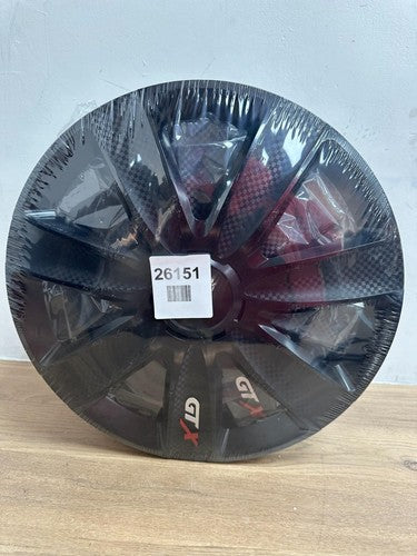 UKB4C 16" 4 x Alloy Look Black GTX Multi-Spoke Wheel Trims Hub Caps Covers Prote — New (other) (photo 3)