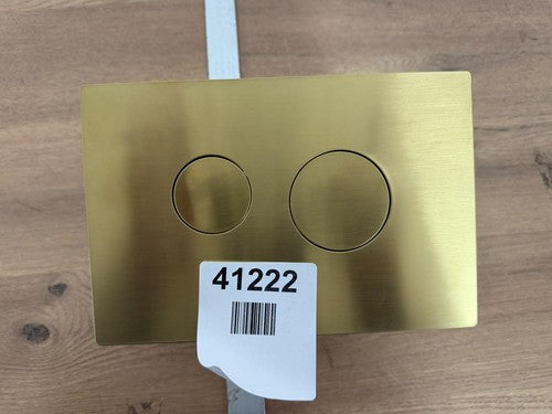 Dual-Flush Flushing Plate Brushed Brass - Not working — New (other) (photo 2)