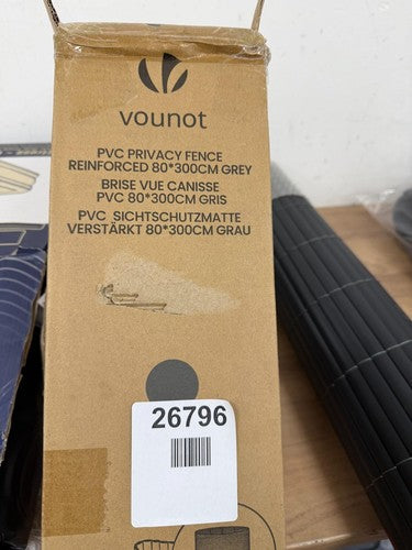 Vounot PVC privacy fence 80*300 cm