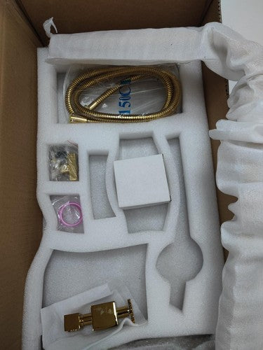 Gold-colored bathroom faucet — New (other) (photo 3)