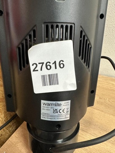 Warmlite Wl42013 Infrared Heater - Black