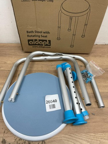 Aidapt Bath Stool With Rotating Seat Non Slip Adjustable Height shower Chair — New (other) (photo 2)