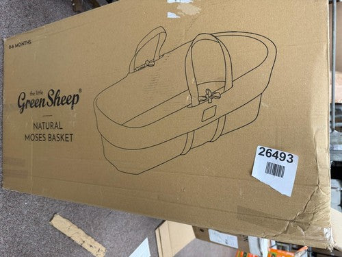 Green sheep natural moses basket- White — New (other) (photo 6)