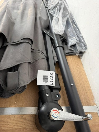 VOUNOT 3M Grey Cantilever Garden Parasol Banana Patio Umbrella — New (other) (photo 5)