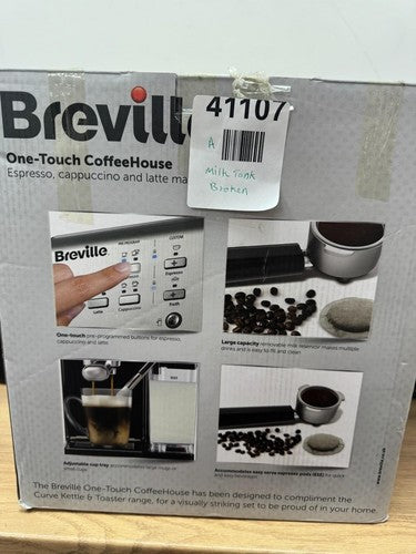 Breville One-Touch Coffeehouse Machine Espresso - Read Description — New (other) (photo 4)