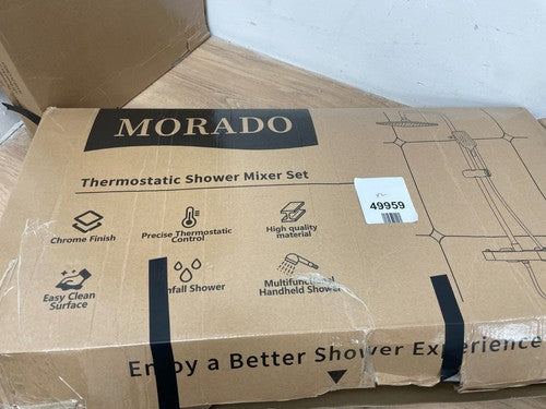 MORADO Thermostatic Shower Set,Adjustable Height Thermostatic Shower System, Sho — New (other) (photo 4)