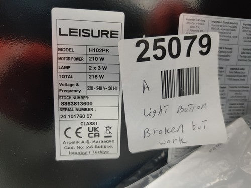 LEISURE H102PX Chimney Cooker Hood - Stainless Steel — New (other) (photo 9)
