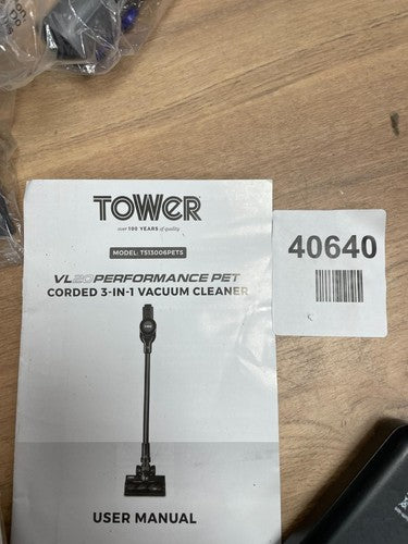 Tower VL20 Performance Corded Vacuum Cleaner - Blue/Grey (T513006) — New (other) (photo 4)