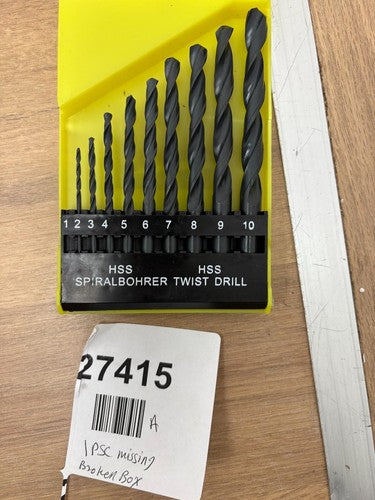 Rennie Tools 1-10mm HSS Jobber Drill Bit Set — New (other) (photo 3)
