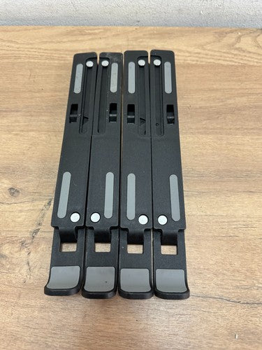 Adjustable Laptop Stand Folding Portable Tablet Notebook Metal Holder - Black — New (other) (photo 2)
