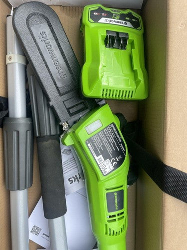 Greenworks Battery Tall Probe G24PS20K2 24V 20cm Sword Length 6,7m/s Chain Pole — New (other) (photo 3)