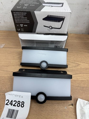 SECURITY MOTION SOLAR POWERED LIGHT WALL GARDEN PORCHES DOORWAYS
