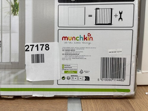 Munchkin Stair Gate, Maxi Secure Toddler & Baby Gate, Stair Gate Pressure Fit