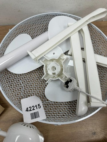 Russell Hobbs 16" Inch, Lightweight, Pedestal Fan, 3 Speeds, White -RHPPF1621-AZ — New (other) (photo 3)