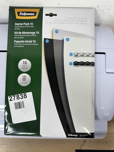 Fellowes 5627609_1 Pulsar Plus 300 Sheet Manual Comb Binder with Clear Binding C — New (other) (photo 5)