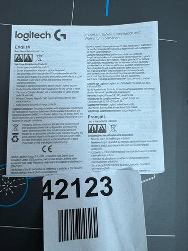 Logitech G Powerplay Wireless Charging Gaming Mouse Pad — New (other) (photo 6)