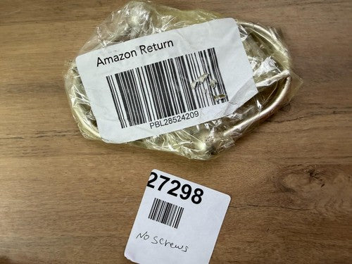 Amazon basics 2 pieces curtian tie backs hooks metal silver — New (other) (photo 3)