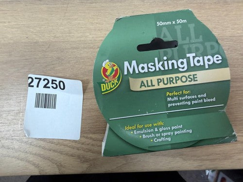 Duck Tape All Purpose Masking Tape 50mm x 50m for Indoor Painting and Decorating — New (other) (photo 3)