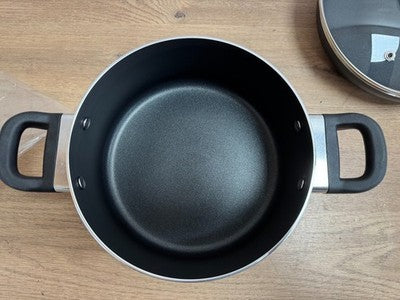 Amazon Basics 8-Piece Non-Stick Cookware Set, Black — New (other) (photo 10)
