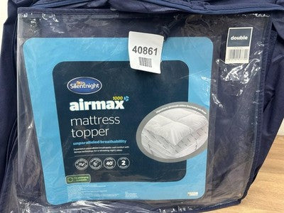 Silentnight Airmax 1000 Mattress Topper - White, Double — New (other) (photo 2)