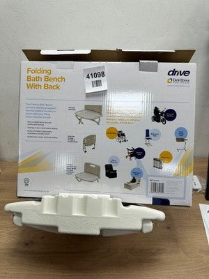 Drive Adjustable Shower Seat with Backrest — New (other) (photo 4)