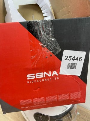 Sena Outstar S Motorcycle Helmet White Gloss — New (other) (photo 5)