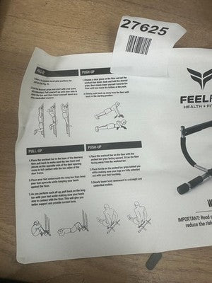 Feelfit Door Frame Pull Up Bar, Chin-Up Home Gym Exercise — New (other) (photo 5)
