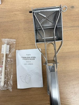 Potato Ricer, Sopito Stainless Steel Potato Ricer Multifunctional Fruit Vegetabl — New (other) (photo 4)
