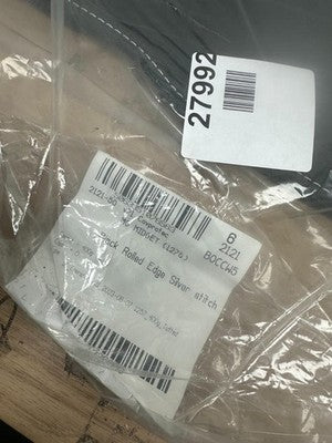 black rolled edge silver stitch mats MG Midget 1275 — New (other) (photo 3)