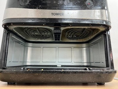 Tower Vortx 9L Dual Basket Air Fryer - Black (T17088) — Used (photo 3)